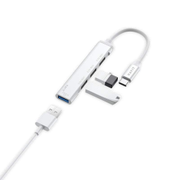 HUB USB-C HAVIT HB41 4 EN1 ALUMINIUM