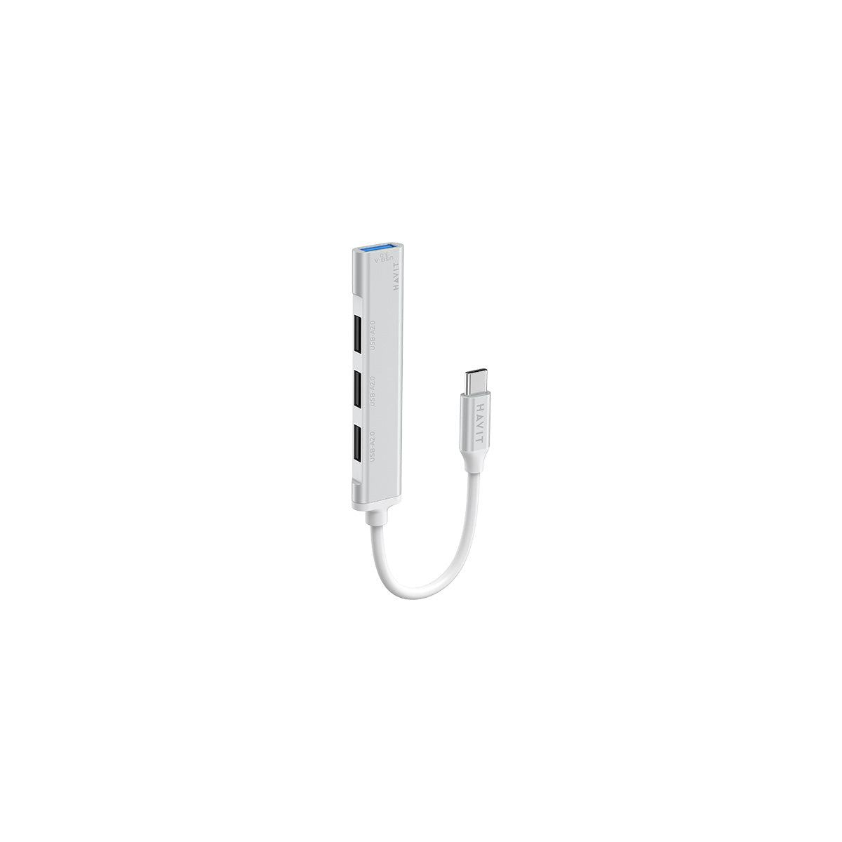 HUB USB-C HAVIT HB41 4 EN1 ALUMINIUM