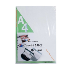 100 X FEUILLES PAGE DE GARDE 170G BRILLANT