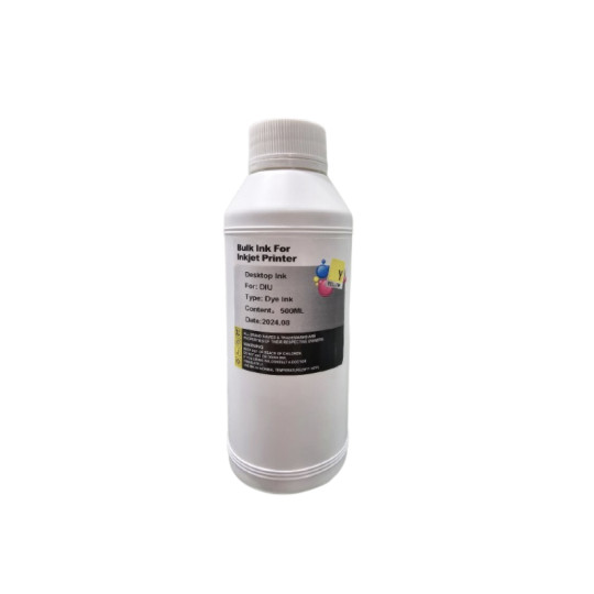 BOUTEILLE D'ENCRE ADAPTABLE UNIVERSELLE 500ML JAUNE