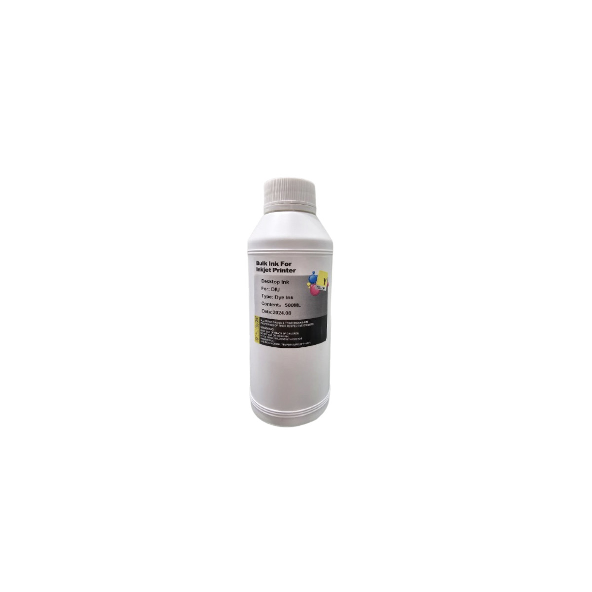 BOUTEILLE D'ENCRE ADAPTABLE UNIVERSELLE 500ML JAUNE