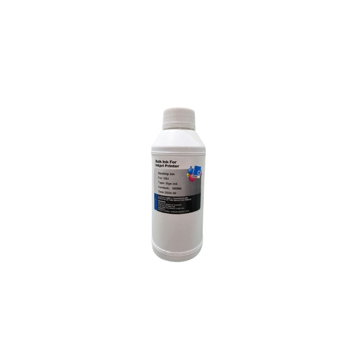 BOUTEILLE D'ENCRE ADAPTABLE UNIVERSELLE 500ML CYAN