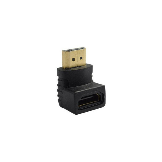ADAPTATEUR HDMI MALE VERS HDMI FEMELLE 90°