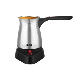 CAFETIÈRE ÉLECTRIQUE TURC RAF 6 TASSES INOX