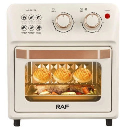 FOUR ELECTRIQUE ET FRITEUSE SANS HUILE RAF R-5347W 12L BLANC