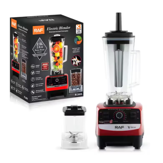 Blender Raf 2400w 2.5l + Moulin Cafe R.2809
