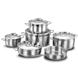 SET 11 PIECES KORKMAZ ALFA INOX