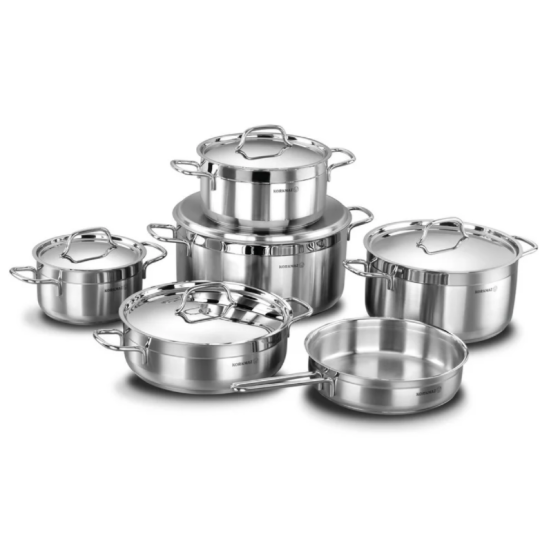 SET 11 PIECES KORKMAZ ALFA INOX