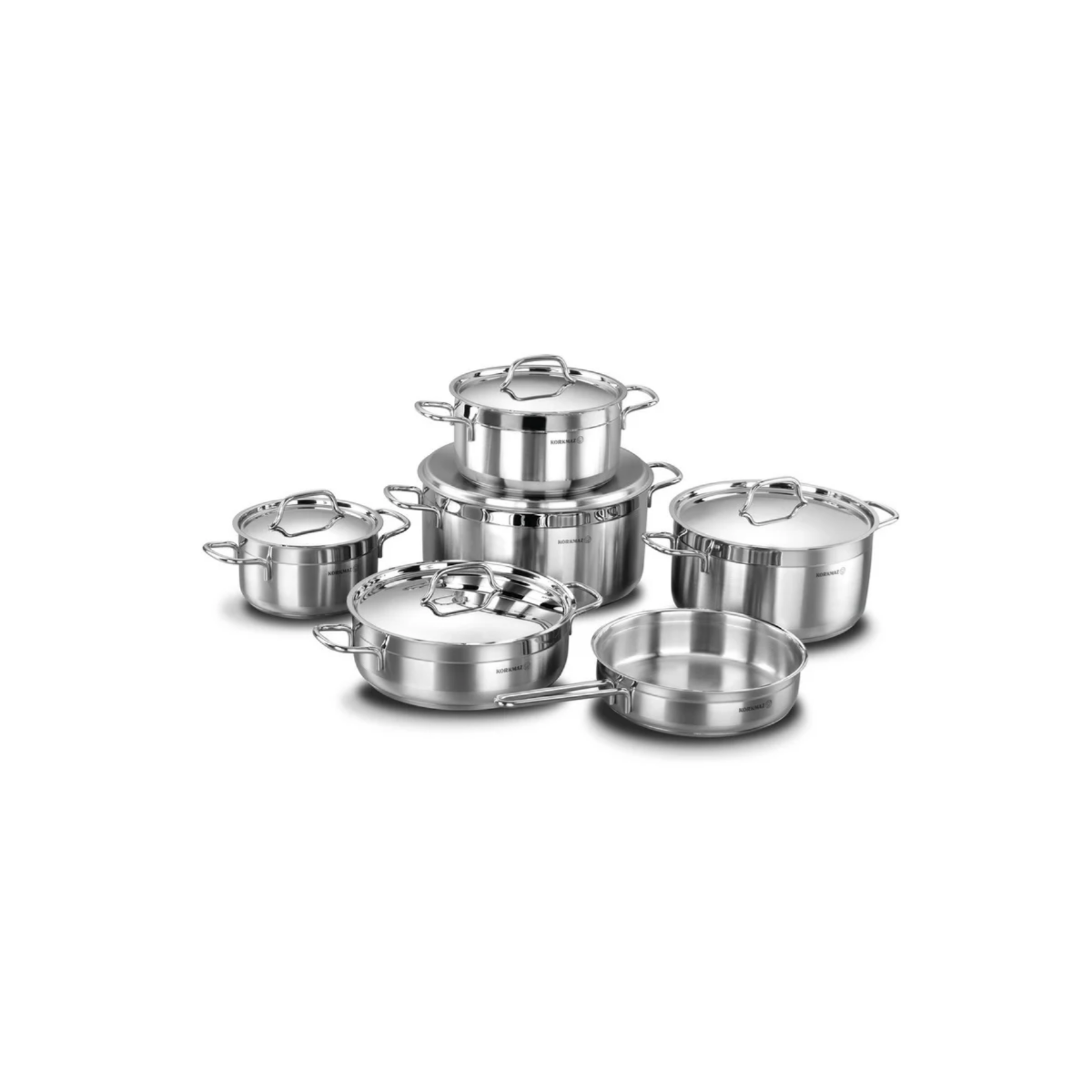 SET 11 PIECES KORKMAZ ALFA INOX