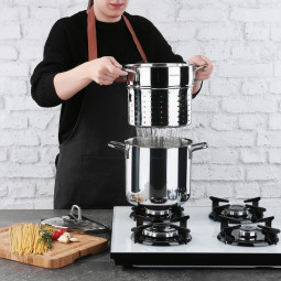 MARMITE A SPAGHETTI KORKMAZ  5 LITRES INOX