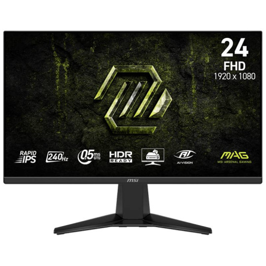 ECRAN MSI MAG 23.8" GAMING 245F IPS FULL HD 240HZ NOIR