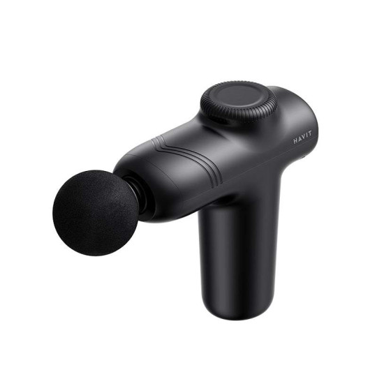 MINI PISTOLET DE MASSAGE MUSCULAIRE HAVIT MG1508 RECHARGEABLE /4TETES