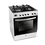 CUISINIÈRE À GAZ UNIONAIRE 4 FEUX 60CM INOX