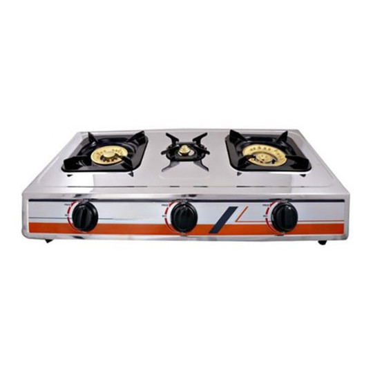 RECHAUD PLAT FRED 3 FEUX INOX