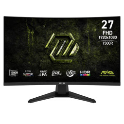 ECRAN MSI MAG 27" GAMING  275CF X24 FULL HD CURVED 240HZ NOIR
