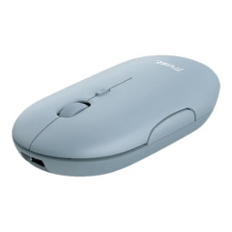 SOURIS TRUST PUCK ULTRA-PLATE SANS FIL RECHARGEABLE