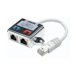 DISTRIBUTEUR MODULAIRE FTP 2 PORTS RJ45 CAT5 LUCKTEK