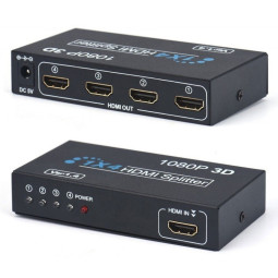 SPLITTER HDMI 4 PORTS 4K...