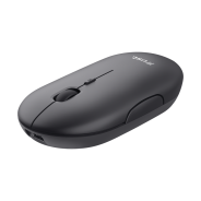 SOURIS TRUST PUCK ULTRA-PLATE SANS FIL RECHARGEABLE NOIR