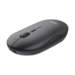 SOURIS TRUST PUCK ULTRA-PLATE SANS FIL RECHARGEABLE NOIR