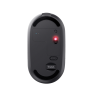 SOURIS TRUST PUCK ULTRA-PLATE SANS FIL RECHARGEABLE NOIR