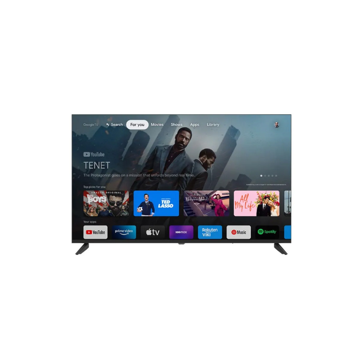 TV TELEFUNKEN W3HQ 50" QLED FULL HD SMART GOOGLE TV AVEC RÉCEPTEUR INTÉGRÉ