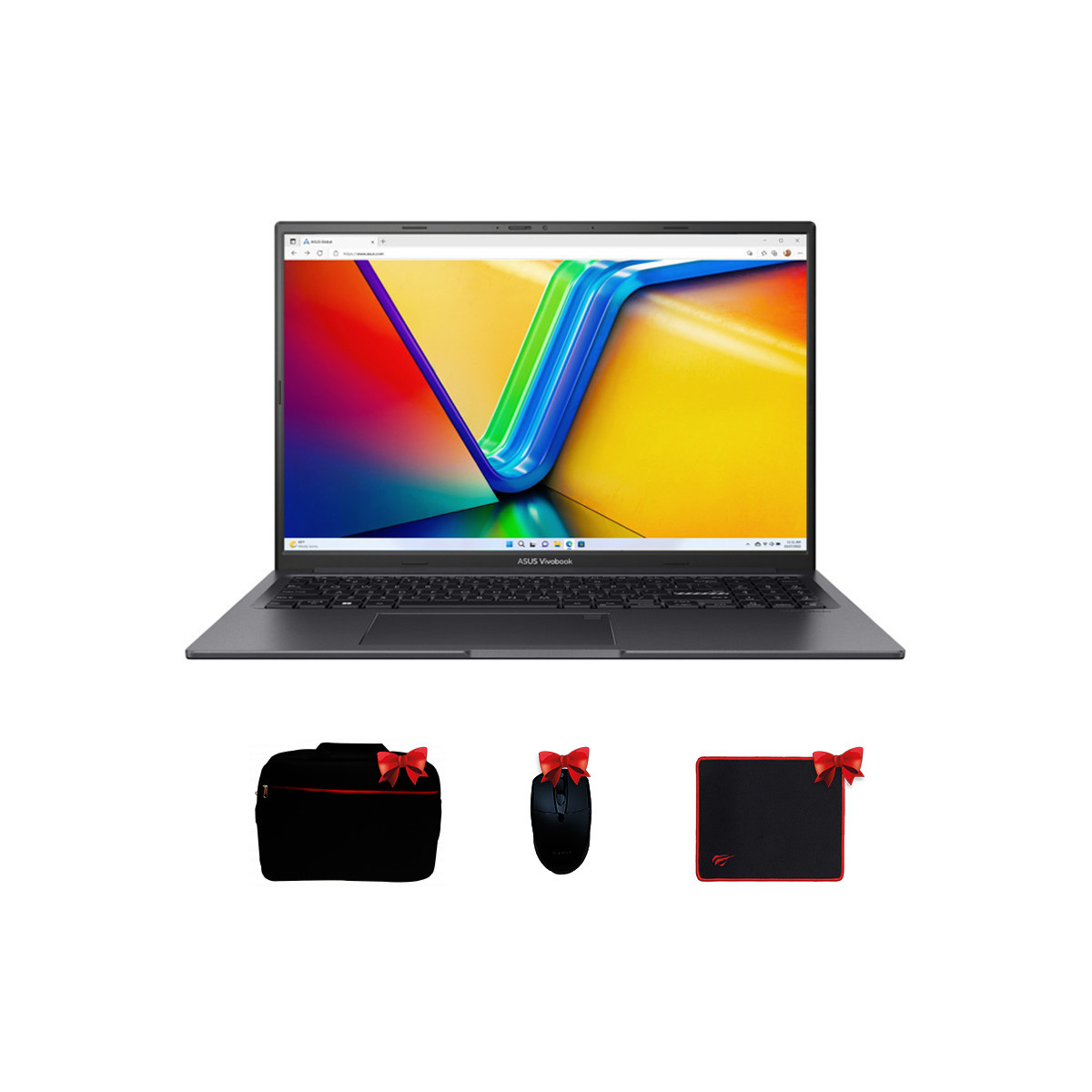 PC PORTABLE ASUS E1504 R5-7520U AMD RYZEN DDR5 16GO 512GO SSD NOIR