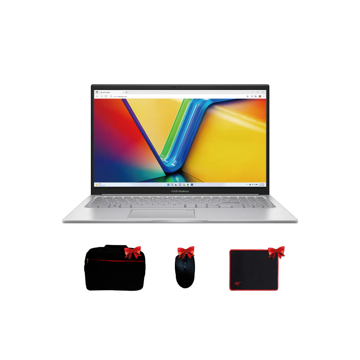 PC PORTABLE ASUS INTEL CORE 5 8GO 512GO SSD WIN 11 SILVER