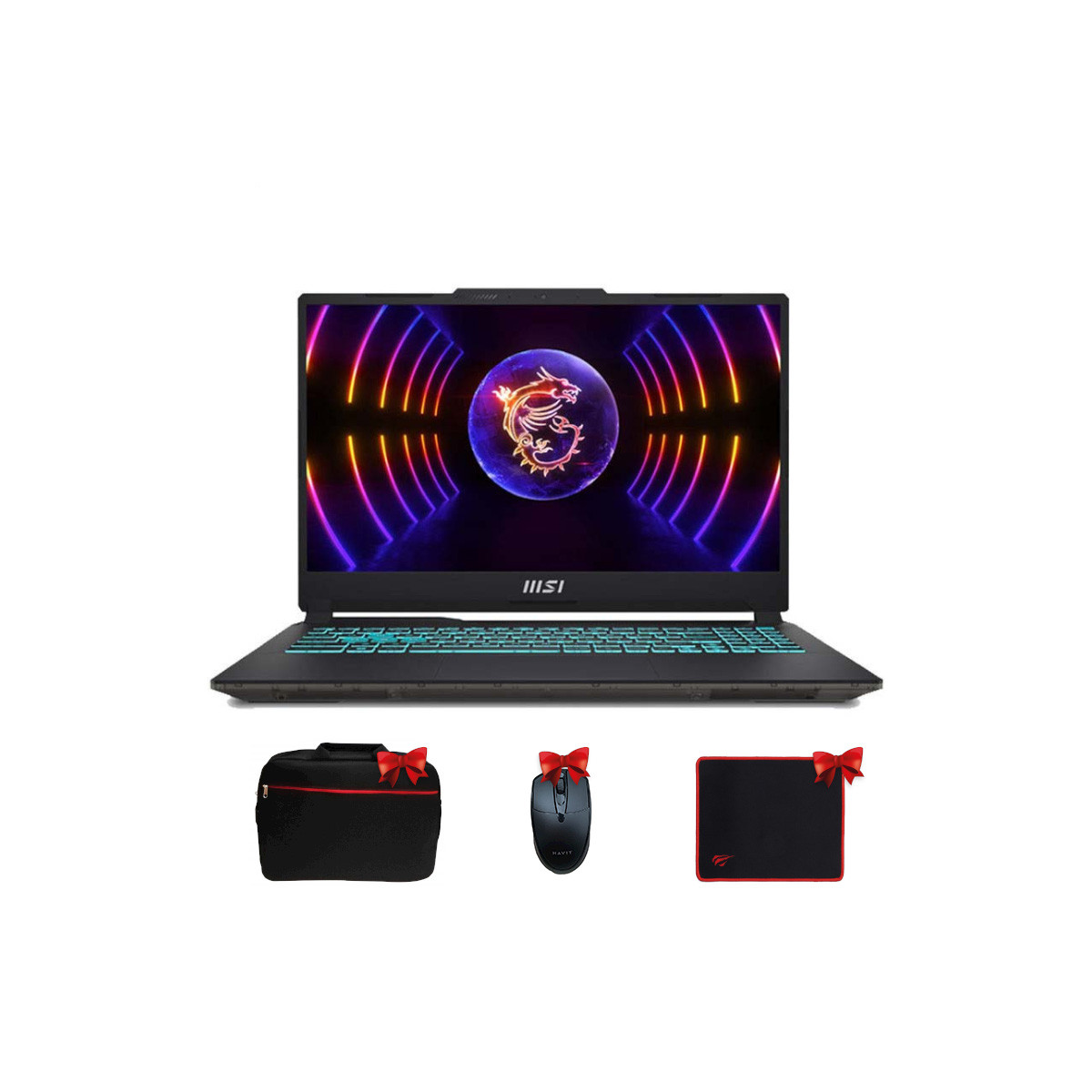 PC PORTABLE GAMER MSI I7 8GO 512GO SSD RTX 4050 NOIR