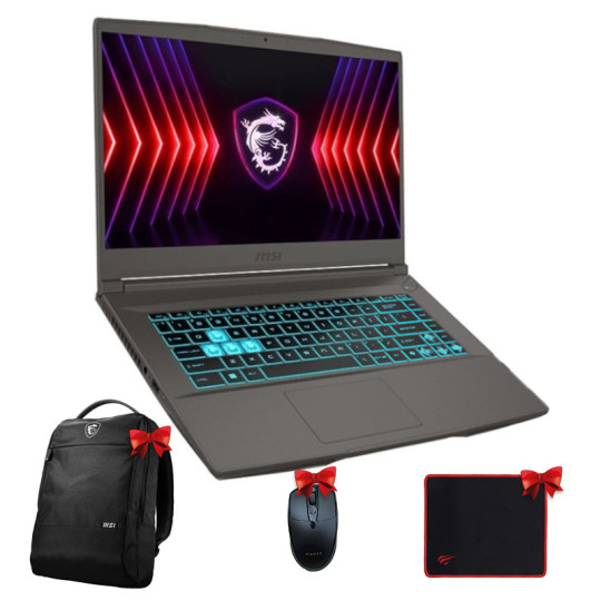 PC PORTABLE GAMER MSI I5 8GO 512GO SSD RTX 2050 GRIS
