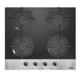 PLAQUE DE CUISSON PREMIUM AP641.BX01 4 FEUX 60CM NOIR INOX