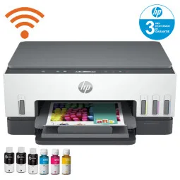 IMPRIMANTE À RÉSERVOIR INTÉGRÉE MULTIFONCTION HP SMART TANK 670 WIFI