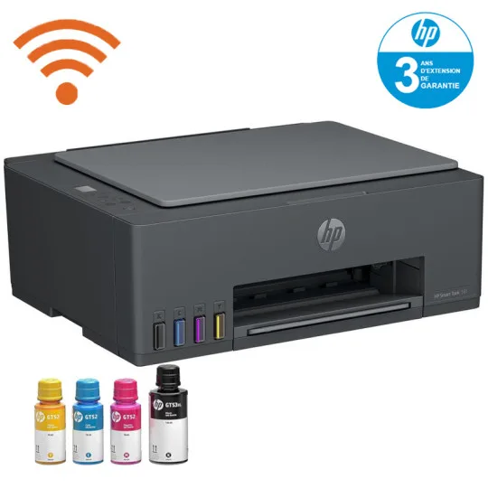 IMPRIMANTE À RÉSERVOIR INTÉGRÉ MULTIFONCTION HP SMART TANK 581 WIFI