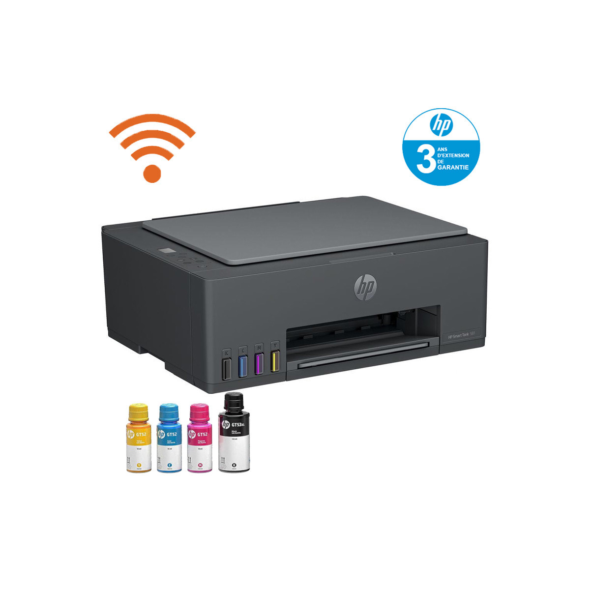 IMPRIMANTE JET D'ENCRE MULTIFONCTION HP SMART TANK 581 WIFI