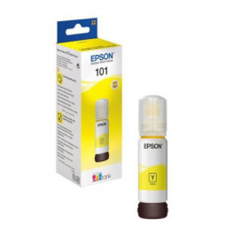 BOUTEILLE D'ENCRE ORIGINAL EPSON 101 70ML JAUNE