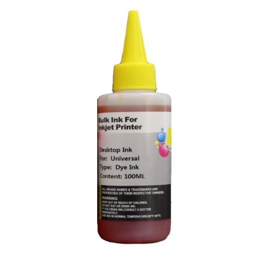 ENCRE DE RECHARGE CANON CL-446 100ML JAUNE