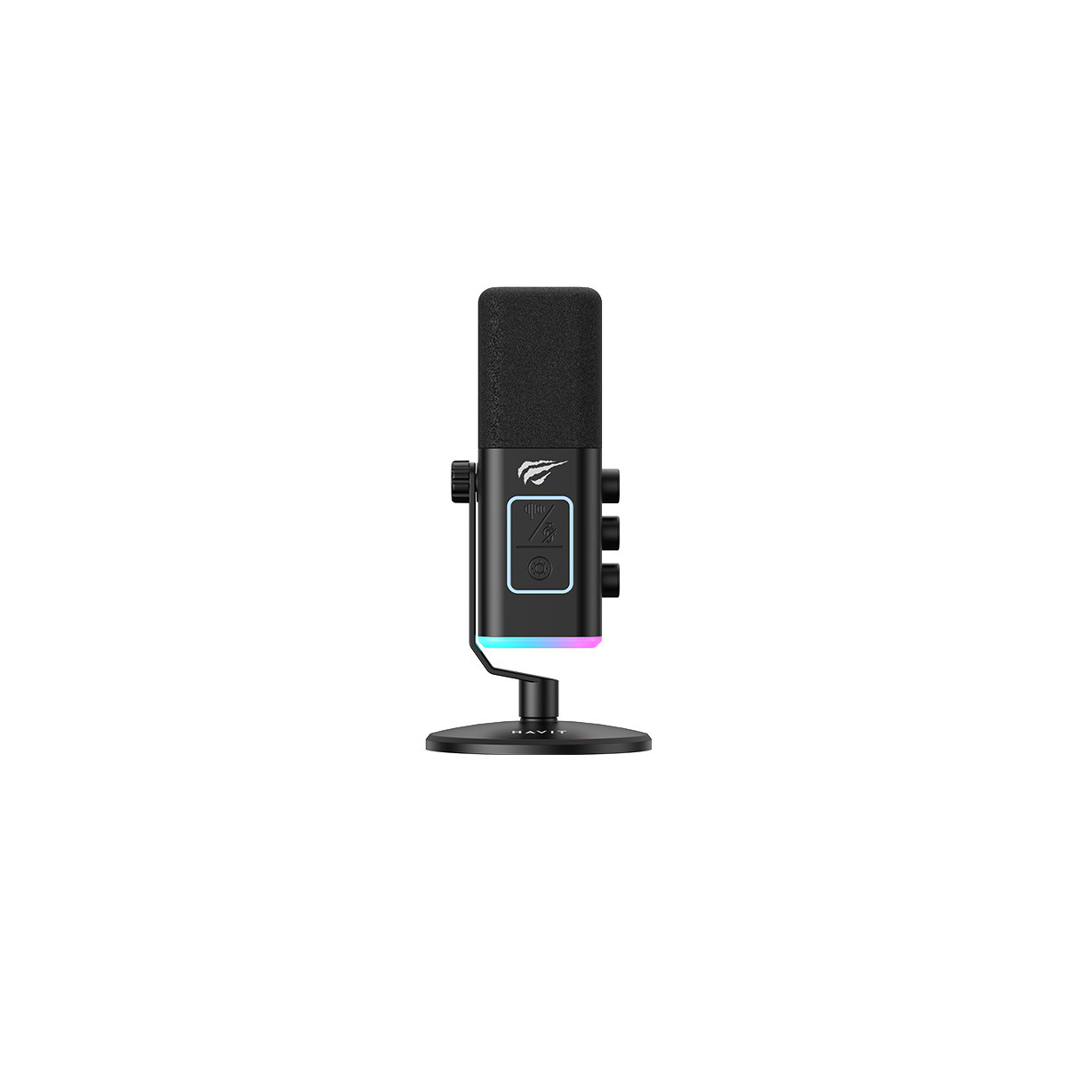 MICROPHONE RGB GAMING HYPER CARDIOIDE HAVIT GK71