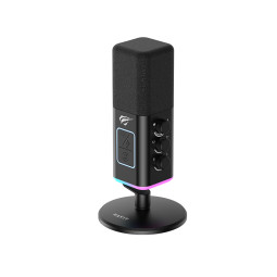 MICROPHONE RGB GAMING HYPER CARDIOIDE HAVIT GK71