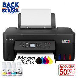IMPRIMANTE À RÉSERVOIR INTÉGRÉ MULTIFONCTION CANON PIXMA G3480 WIFI
