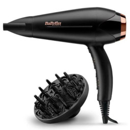 SÈCHE CHEVEUX BABYLISS D570DE TURBO SHINE 2200W NOIR
