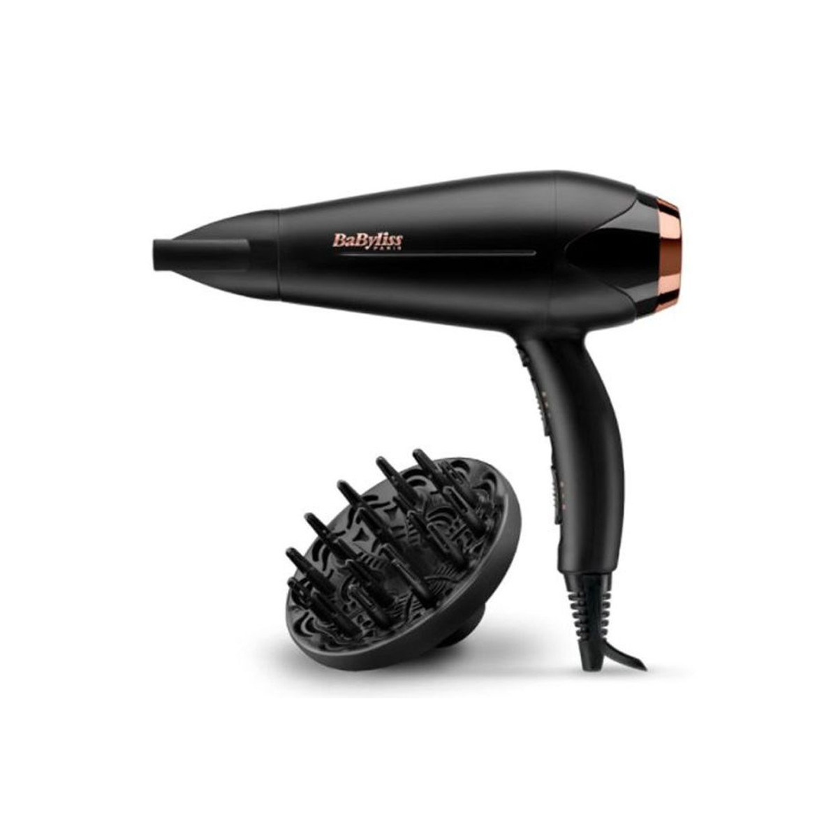 SÈCHE CHEVEUX BABYLISS D570DE TURBO SHINE 2200W NOIR