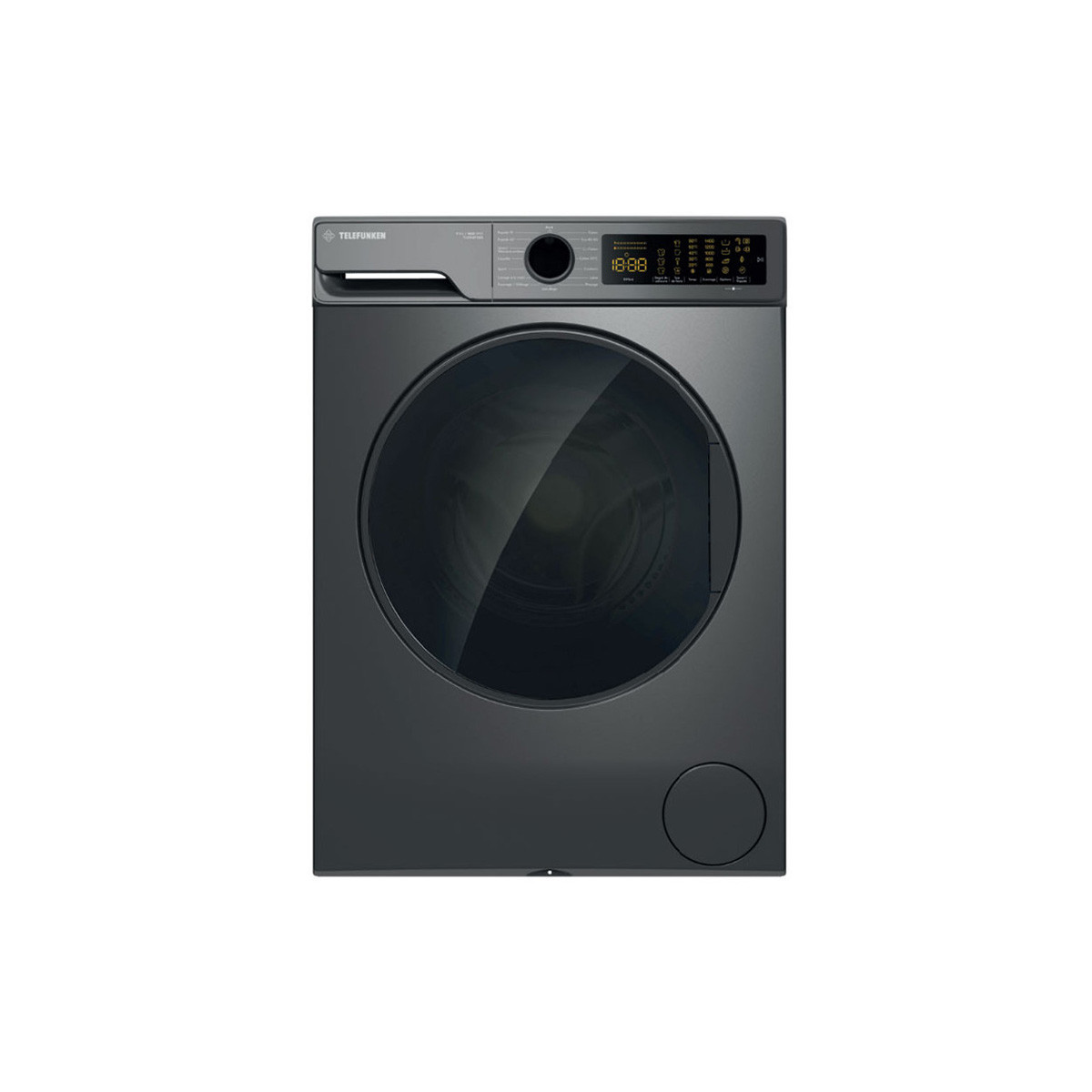 MACHINE À LAVER TELEFUNKEN FRONTALE INVERTER 9KG GRIS