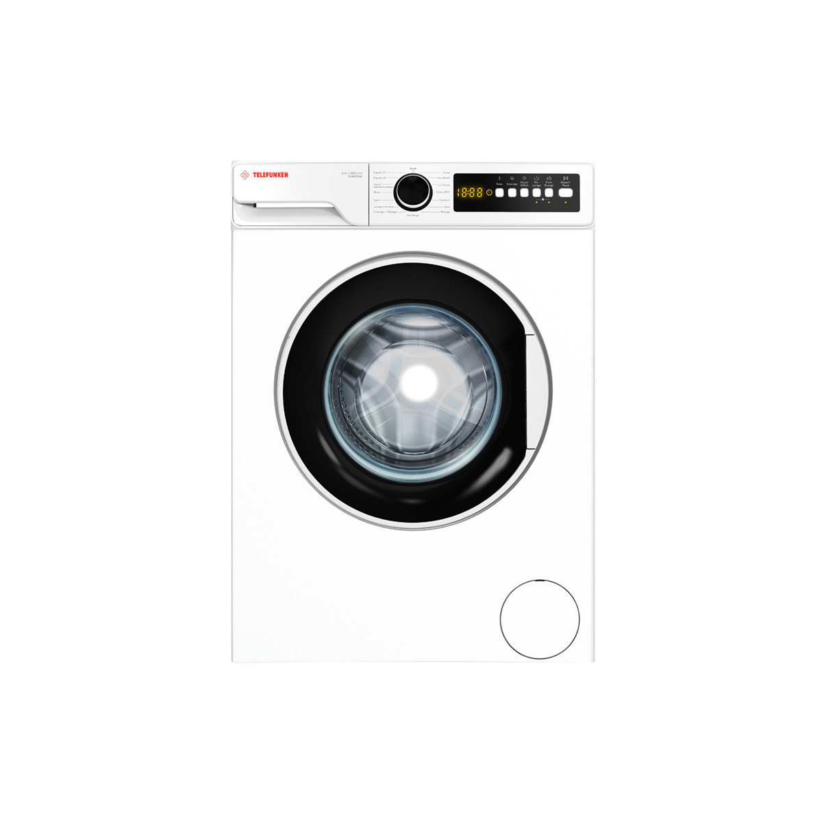 MACHINE À LAVER TELEFUNKEN FRONTALE 8KG BLANC