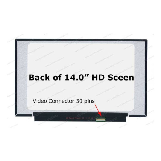 AFFICHEUR 14'' SLIM 30 PIN HD SANS FIXATION N140BGA-EA4