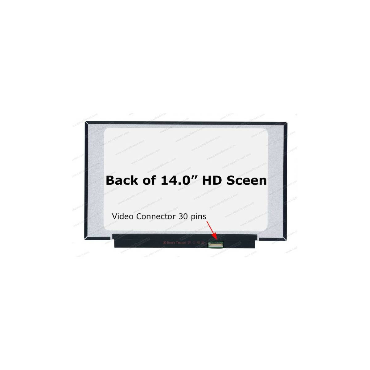 AFFICHEUR 14'' SLIM 30 PIN HD SANS FIXATION N140BGA-EA4