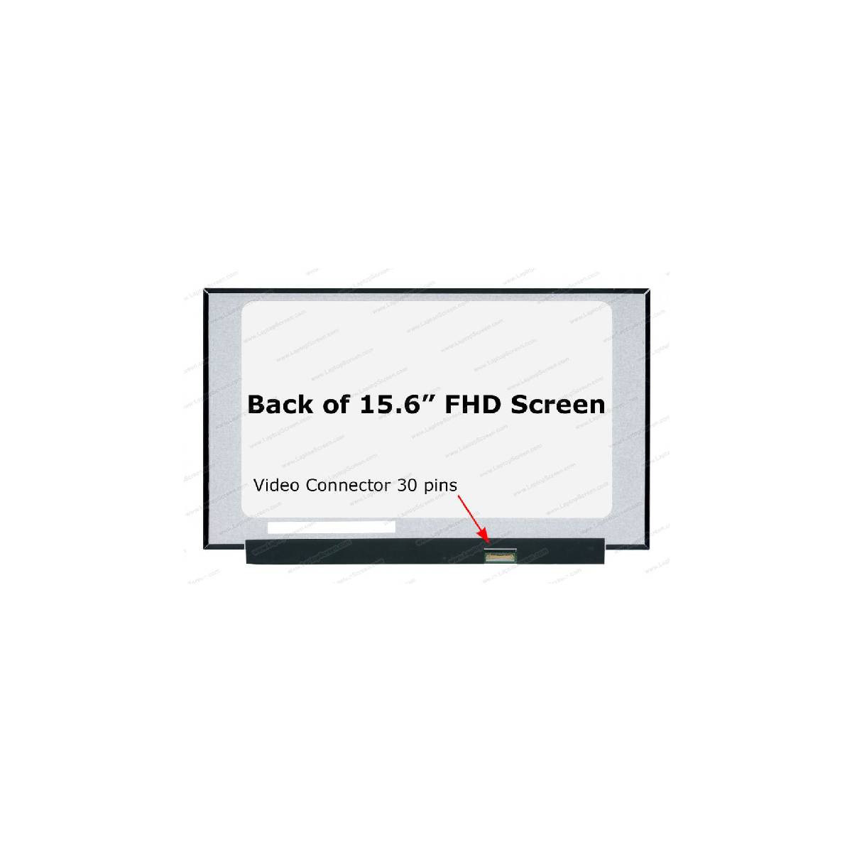 AFFICHEUR 15.6 SLIM 30 PIN FHD SANS FIXATION N156HGA-EA3