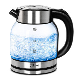 BOUILLOIRE EN VERRE KIWI 1.8 L NOIR