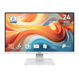 ECRAN MSI PRO 24" GAMING MP241W FULL HD 144HZ BLANC