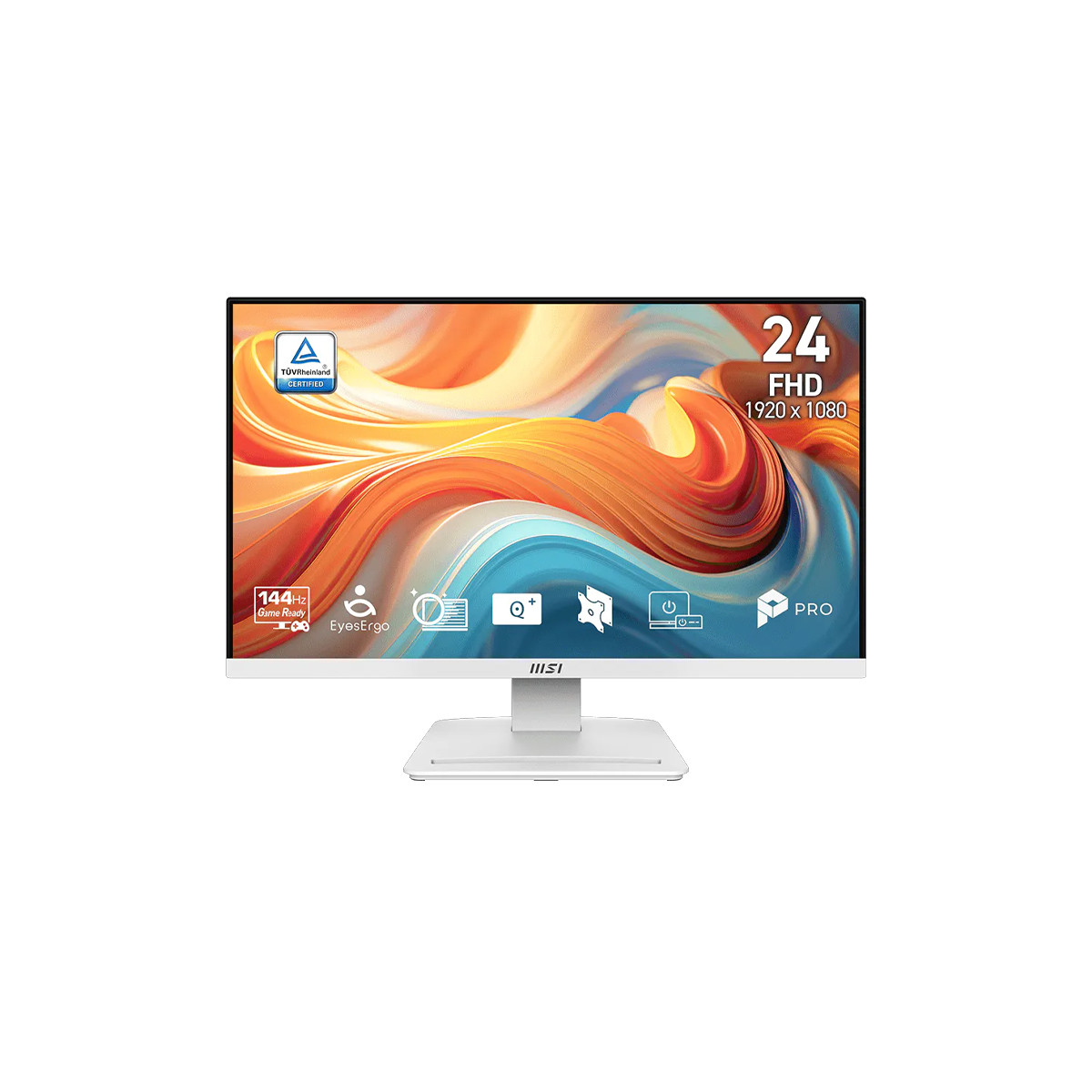 ECRAN MSI PRO 24" GAMING MP241W FULL HD 144HZ BLANC