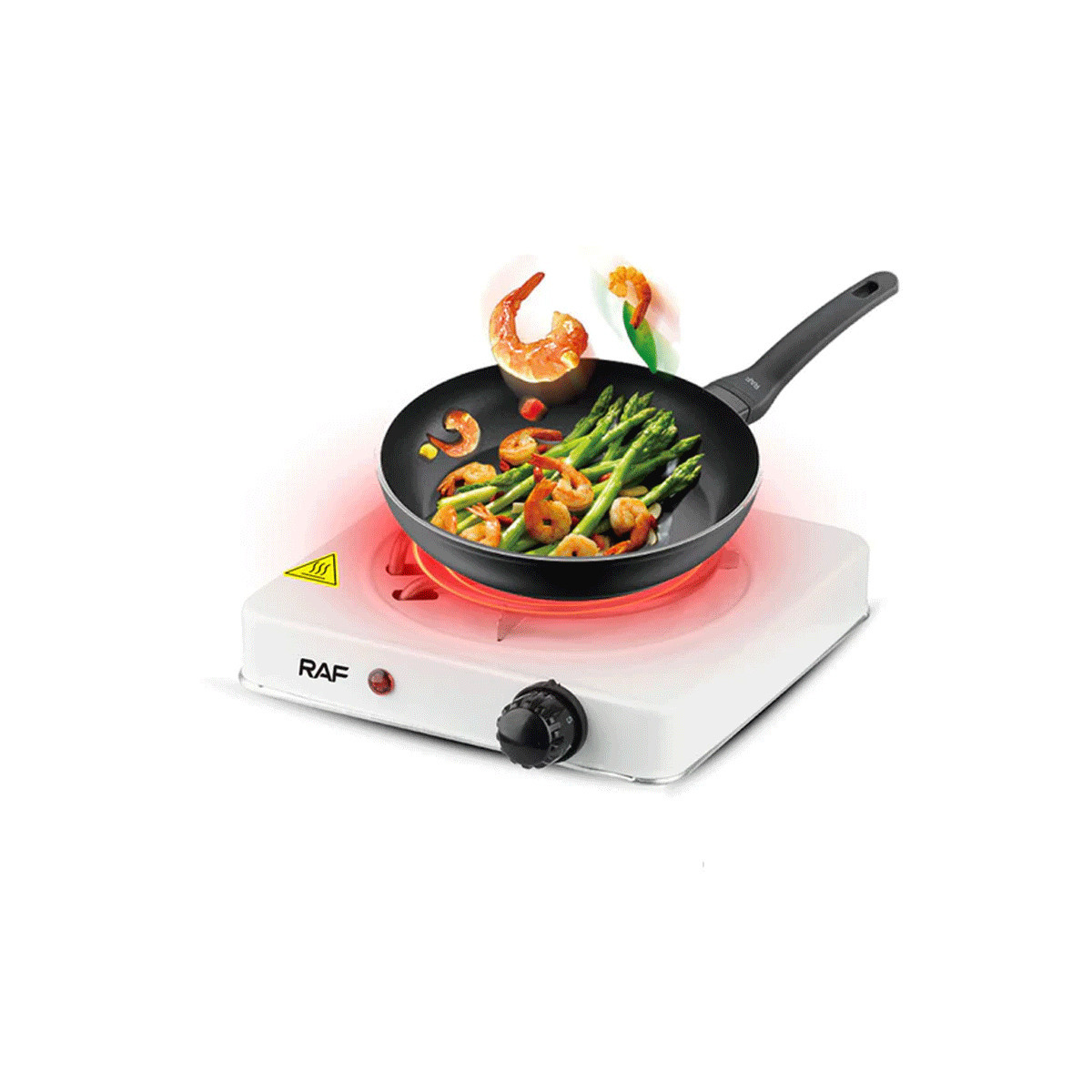 RECHAUD ELECTRIQUE RAF R.8010B 1000W BLANC